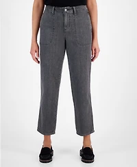 Style & Co Women's Mid-Rise Relaxed Straight-Leg Jeans, Macy's Exclusive