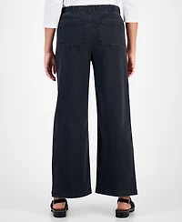 Style & Co Women's Wide-Leg Pull-On Jeans, Macy's Exclusive