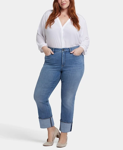 Nydj Plus Marilyn Straight Leg Jeans