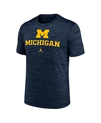 Jordan Men's Navy Michigan Wolverines Primetime Velocity T-Shirt