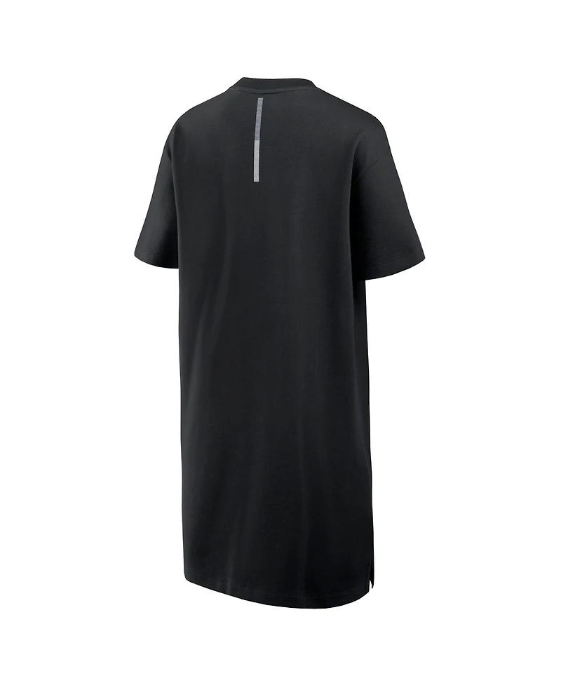 Fanatics Women's Black Chicago Cubs Elements Cotton Dress