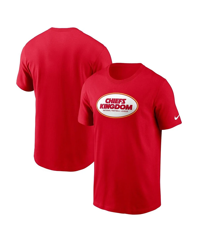 Nike Men's Red Kansas City Chiefs Primetime Local Essential T-Shirt