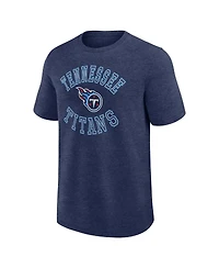 Logo Athletic Men's Heather Navy Tennessee Titans Success T-Shirt