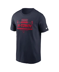 Nike Men's Navy Houston Texans Primetime Local Essential T-Shirt