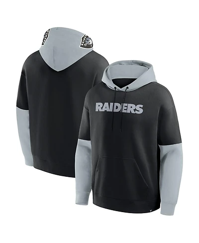 Fanatics Men's Black Las Vegas Raiders Helmet Pullover Hoodie