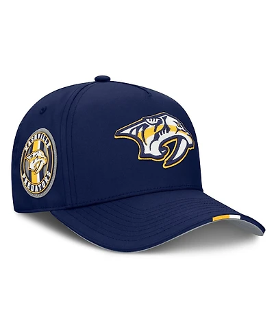 Fanatics Men's Navy Nashville Predators 2025 Nhl Draft Authentic Pro On-Stage Podium A-Frame Adjustable Hat