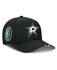 Fanatics Men's Black Dallas Stars 2025 Nhl Draft Authentic Pro On-Stage Podium A-Frame Adjustable Hat