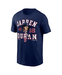 Fanatics Men's Jarren Duran Navy Boston Red Sox Hometown Caricature T-Shirt