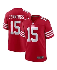 Nike Men's Jauan Jennings Scarlet San Francisco 49ers Game Jersey