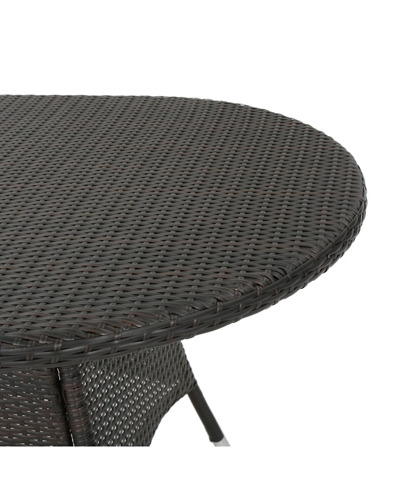 Streamdale Furniture Ramsey Outdoor Oval Wicker Dining Table