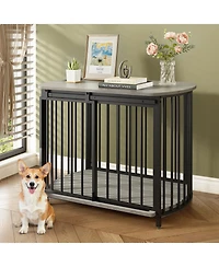 Streamdale Furniture 31.5" Dog Crate End Table