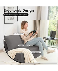 Streamdale Furniture Foldable Sofa Bed Sleeper Chair Twin