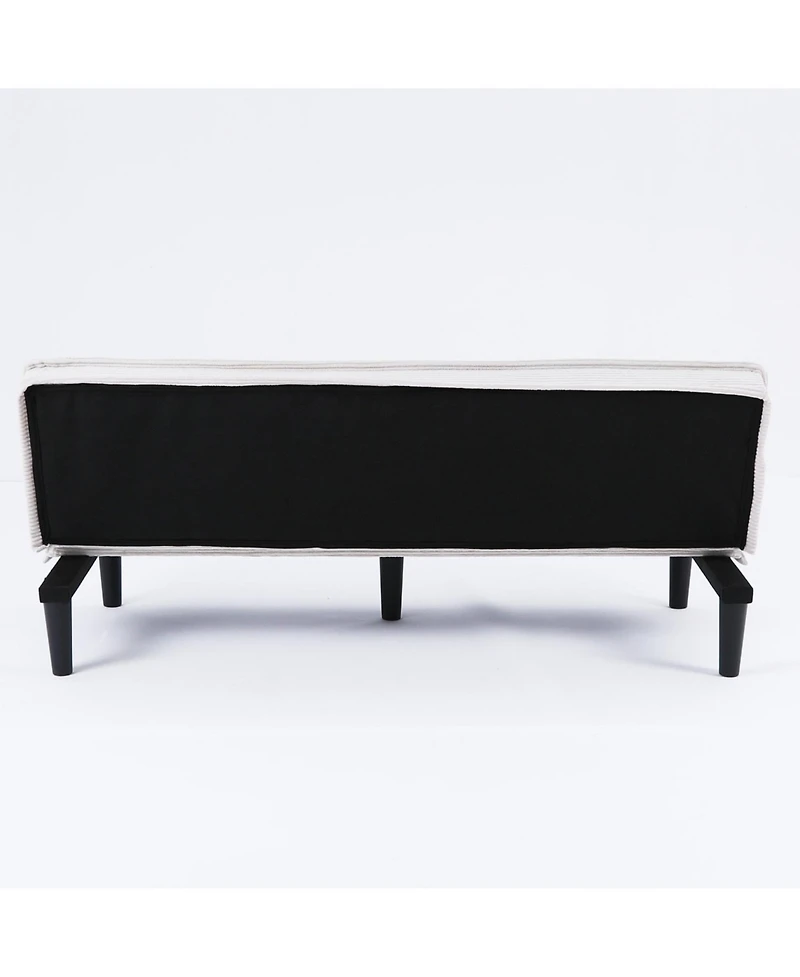 Streamdale Furniture 66" Corduroy Sofa Bed - Flexible Living Room/Apartment/Bedroom