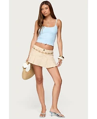 Edikted Women's Clarence Beaded Tank Top
