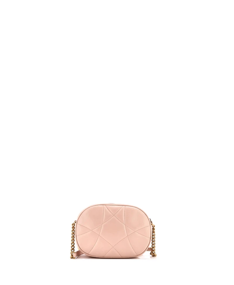 Pre-Owned Dolce & Gabbana Small Devotion Camera Bag Quilted Leather