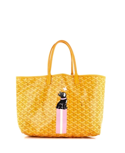 Pre-Owned Goyard Pm Saint Louis Tote Printed Coated Canvas