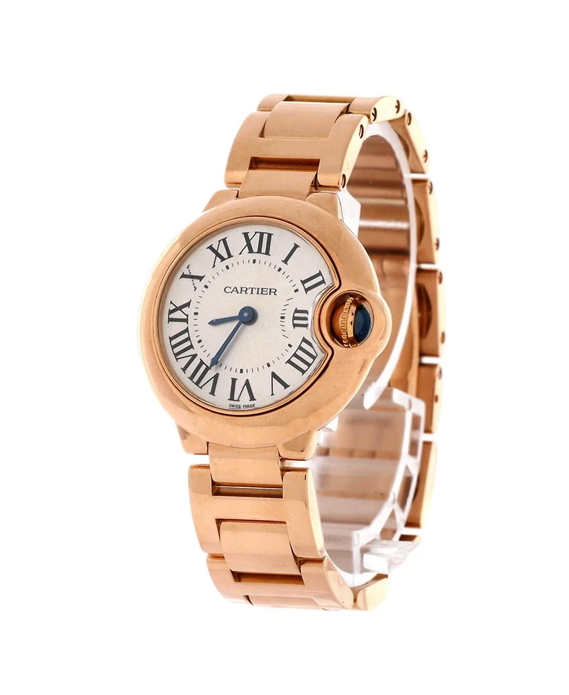 Pre-Owned Cartier Ballon Bleu de Cartier Quartz Watch in Rose Gold 28mm