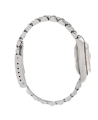 Pre-Owned Rolex Oyster Perpetual Datejust Automatic Watch in Stainless Steel and White Gold with Diamond Markers 26mm