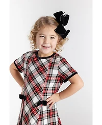 Florence Eiseman Little Girls Tartan Plaid Dress With Bows