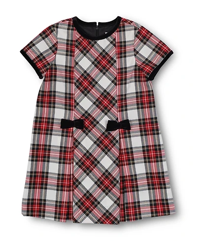 Florence Eiseman Little Girls Tartan Plaid Dress With Bows