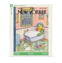 New York Puzzle Company Bird Bath 500 Piece Puzzle
