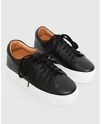 Belle & Bloom Just A Dream Croc Leather Sneaker