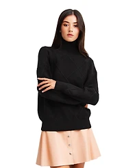 Belle & Bloom Women's The Academy Turtleneck Jumper