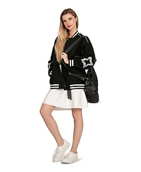 Belle & Bloom Women's Hold Me Close Letterman Bomber