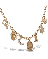 Jessica Simpson Starburst Charm Necklace
