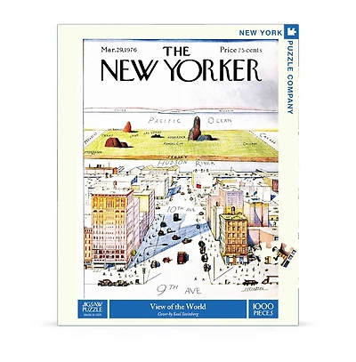 New York Puzzle Company View of the World 1000 Piece Puzzle
