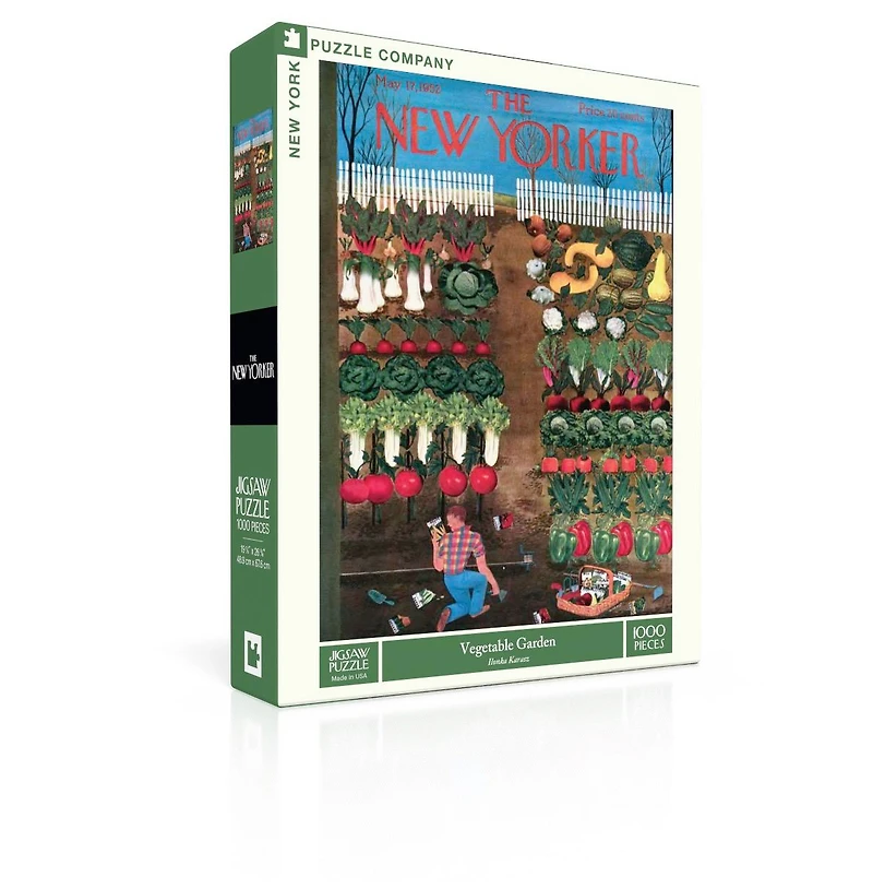 New York Puzzle Company Vegetable Garden 1000 Piece Puzzle