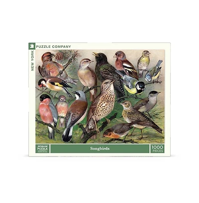 New York Puzzle Company Songbirds 1000 Piece Puzzle