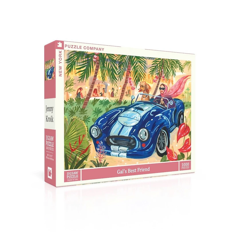 New York Puzzle Company Gal's Best Friend 1000 Piece Puzzle