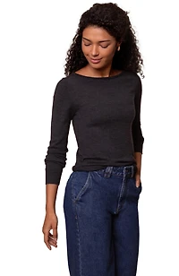 Celtic & Co. Women's Merino Fine Knit Boat Neck Sweater