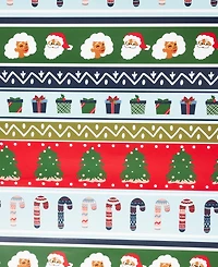 Black Paper Party Fair Isle Gift Wrap