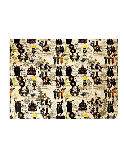Black Paper Party Twelve Days Gift Wrap