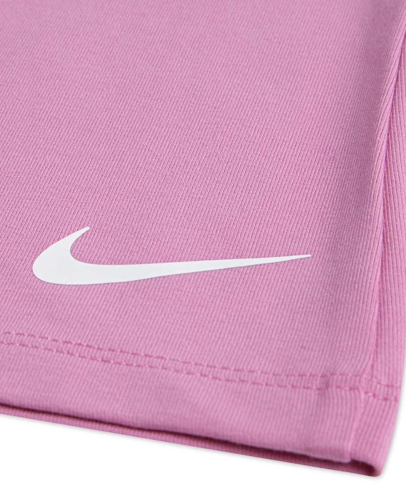 Nike Toddler and Little Girls 2-Piece Solid Crewneck Top Leggings Set