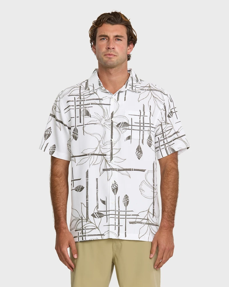 Quiksilver Waterman Men's Paddle Out Short Sleeve Shirt