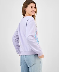 Love Tribe Juniors' Hello Kitty And Friends Cotton Crewneck Sweatshirt