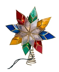Kurt Adler 10-Light Capiz Star Treetop