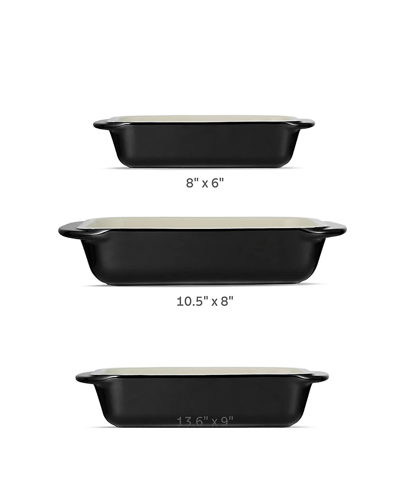 Tramontina Mae Porcelain Enameled 3-Pc. Bakeware Set