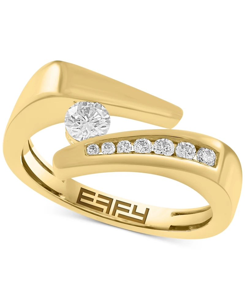 Effy Diamond Tension-Set Bypass Ring (1/3 ct. t.w.) in 14k Gold
