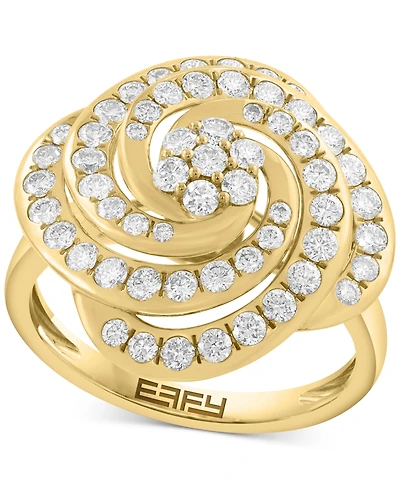 Effy Collection Diamond Ring (1-1/20 ct. t.w.) in 14k Yellow Gold