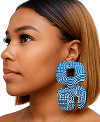 Swanky Designs Asha Geometric Earrings