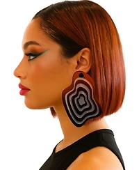 Swanky Designs Catira Geometric Earrings