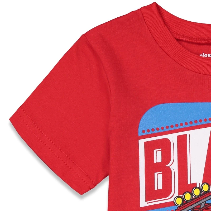Blaze and the Monster Machines Toddler Boys Blaze T-Shirt and Mesh Shorts Outfit Set