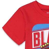 Blaze and the Monster Machines Toddler Boys Blaze T-Shirt and Mesh Shorts Outfit Set