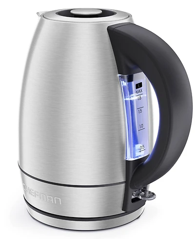 Chefman 1.8L Fast-Boil Stainless Steel Kettle