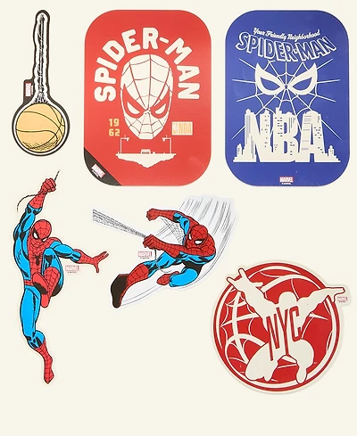 Macy's Marvel X Nba 6-Pc. Spider-Man Decal Sticker Set, Created for Macy's