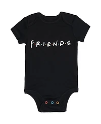 Friends Baby Boys 3 Pack Short Sleeve Bodysuit